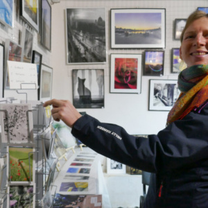 Am Stand von Stefanie Wetzel
